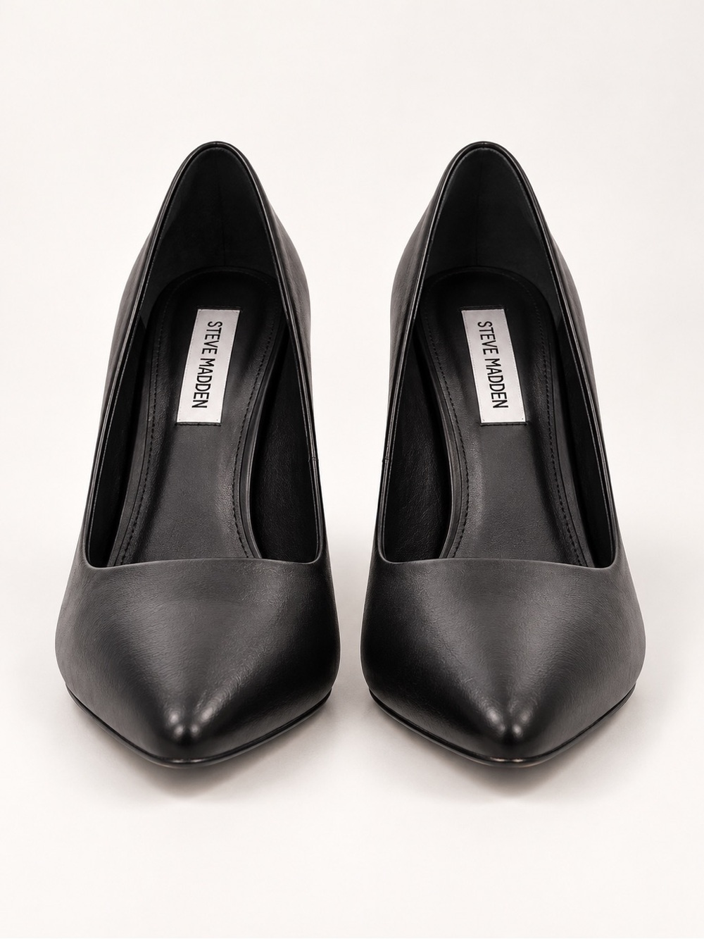 Steve Madden Black Classic Pointed-Toe Pumps Size 6.5
